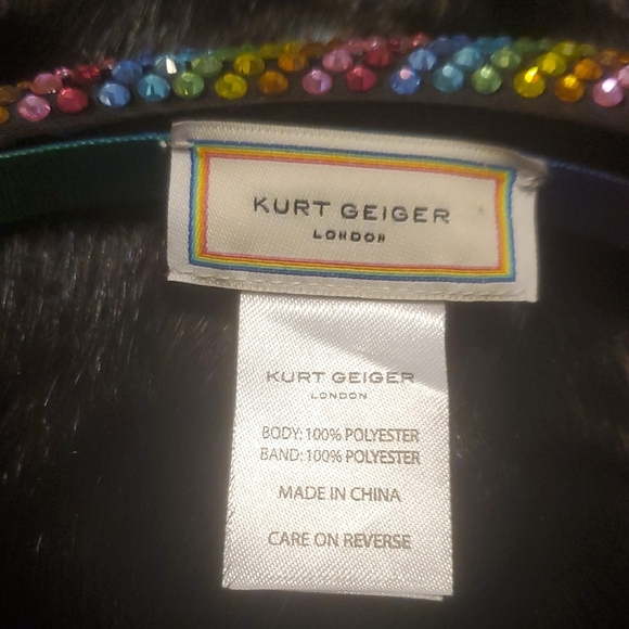 Kurt Geiger Rainbow Crystal Embellished Headband - Picture 6 of 6